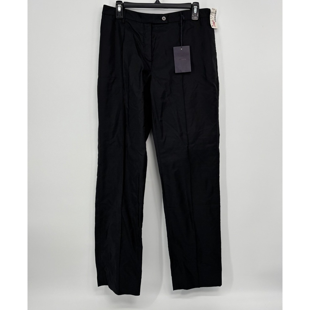 Prada Radzmiere Legger Pants 100% Silk Black EU 46 (32x33) New With Tags